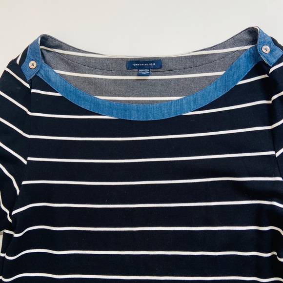 Tommy Hilfiger black and white stripe dress - Picture 7 of 9